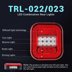 Sistema de iluminación automático universal de 12V/24V, lámpara trasera LED de alto brillo para Benz <span class=keywords><strong>VW</strong></span>, luces traseras de camión de larga duración para camión Ford - Product Image 3