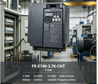 Inverter VFD DC-AC Mitsubishi 3.7KW FR-E740-3.7K-CHT Tiga Drive AC 380V 9.5A Kontrol Vektor Desain Kompak IP20 untuk Motor CE