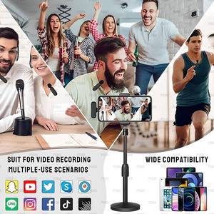 Không dây Lavalier <span class=keywords><strong>Microphone</strong></span> cho <span class=keywords><strong>iPhone</strong></span> iPad 2 gói <span class=keywords><strong>microphone</strong></span> cho <span class=keywords><strong>iPhone</strong></span> với sạc trường hợp thông minh tiếng ồn cancell ve áo Mic - Product Image 5