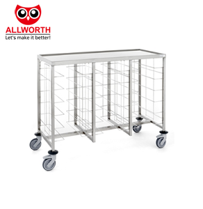 चीन ने गोदाम परिवहन के लिए पाउडर लेपित रोलिंग <span class=keywords><strong>2</strong></span> पक्षीय जाल जाल ट्रॉली बनाया - Product Image 3