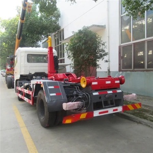 รถบรรทุกเก็บขยะตงเฟิง 20 ตัน แบบตะขอเกี่ยวพร้อมระบบตู้คอนเทนเนอร์แบบถอดได้ สำหรับการเก็บและขนย้ายขยะในเขตเมือง - Product Image 5