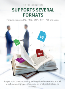 Escáner de documentos USB de alta velocidad Netum, escáner de libros plano con fuente de luz CMOS para uso en la oficina, uso móvil, escaneo de stock usado - Product Image 4
