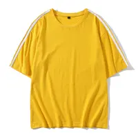 2022 Neue T-Shirts in loser Schüttung Übergroße leere T-Shirts Baumwoll druck T-Shirt Frau Männer Blank Weiß Promotion Benutzer definierte Logo T-Shirts