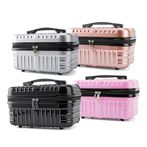 ABS Suitcases Plastic Luggage Travel cosmetic bag Small storage box Cosmetic case Portable Handbag