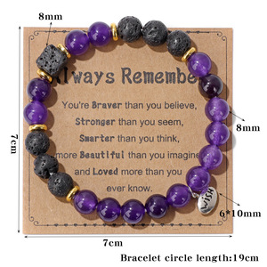 Bracelet en <span class=keywords><strong>pierre</strong></span> <span class=keywords><strong>de</strong></span> <span class=keywords><strong>lave</strong></span> turquoise <span class=keywords><strong>de</strong></span> 8mm Bracelet <span class=keywords><strong>de</strong></span> perles en <span class=keywords><strong>pierre</strong></span> naturelle extensible fait à la main Cadeaux <span class=keywords><strong>de</strong></span> remise des diplômes avec breloque <span class=keywords><strong>de</strong></span> souhait - Product Image 5