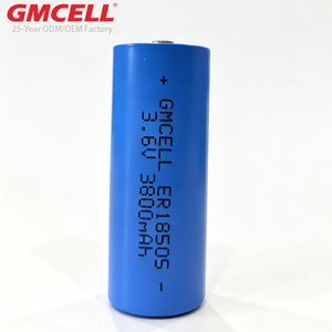 แบตเตอรี่ ER18505 แบบกำหนดเอง 3.6V แบตเตอรี่สำหรับ NB-IOT 3.8Ah ความจุสูง คุณภาพดี สำหรับมิเตอร์น้ำ แบตเตอรี่ลิเธียมหลัก ER LiSoCl2 - Product Image 2