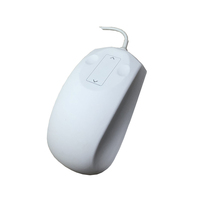 Desain bergaya dan bentuk nyaman tahan air medis industri Mouse optik dengan papan gulir