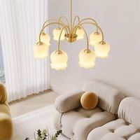 Lustre moderne en cuivre de luxe, éclairage de plafond nordique pour salon, chambre à coucher avec hauteur réglable, éclairage de cuisine