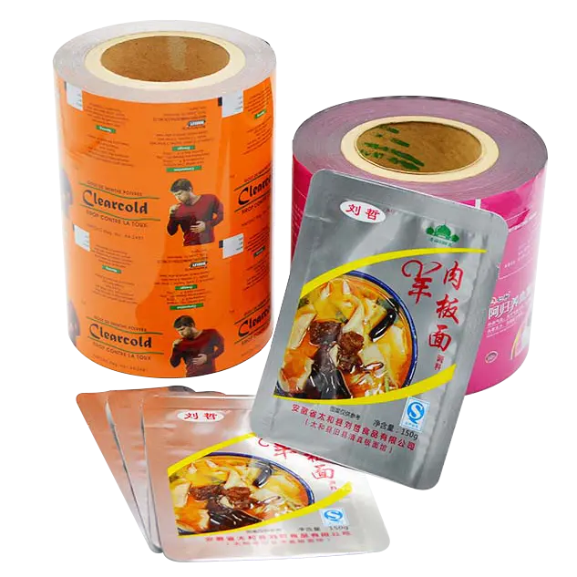 उच्च गुणवत्ता पीईटी/पीई टुकड़े टुकड़े में फिल्म अनुकूलित प्लास्टिक फिल्म रोल कैंडी आलू के चिप्स पैकेजिंग फिल्म रोल के लिए खाद्य पैकेजिंग