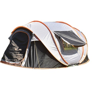 Wholesale Factory Good Quality Outdoor Large Size 4 Man Automatic Instant Tent Waterproof Camping Tents <strong>Pop</strong> up Tents - Product Image 1
