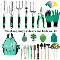 Ensemble d'outils de jardinage 11 pièces directement de l'usine avec machine à lier les vignes, modèle personnalisable 2545 pour le jardinage extérieur