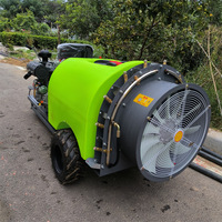 Pulverizador de Servicio Pesado con Control Remoto 4WD, Tipo Gatillo Accionado por Aire para Aplicación de Pesticidas Agrícolas en Huertos y Viñedos