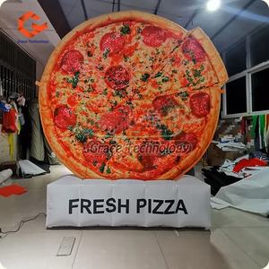 Wholesale <strong>Giant</strong> Inflatable Pizza Model Advertising Inflatable <strong>Food</strong> Model Blow up Fast <strong>Food</strong> for Promotion - Product Image 5