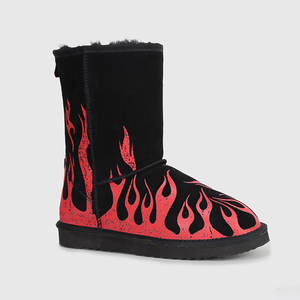 Stivali Invernali Casual da <span class=keywords><strong>Uomo</strong></span>, <span class=keywords><strong>Caldi</strong></span> in Lana di Pecora Merino, Modello Midi, di Origine Australiana - Product Image 2