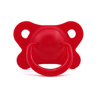 Chupete de Plástico con Forma de Pulgar, Diseño de Mariposa, Tamaño Grande para Adultos y Bebés