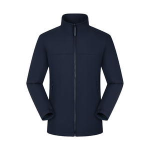 Hot Selling Custom Design Printed Standard Polyester/Cotton Knitted Outdoor Windproof Men's Varsity <b>Jacket</b> Hiking Blank ODM - Product Image 1