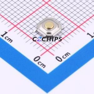 BX-TS-26-4416TT Tactile Switch SMD-4P,5.2x5.2mm Switch Single Pole Single Throw Round Button Vertical Mount 4mm - Product Image 1