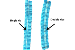 Bonnet bouffant jetable très vendu, filet à cheveux rond, clip, différentes couleurs - Product Image 2