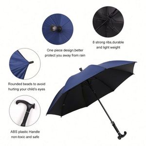 Sombrilla de Golf con Protección UV, Plegable en 3 Secciones, Grande, de Alta Calidad, con Luz - Product Image 6