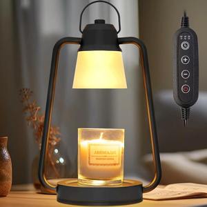 Nouvelle Lampe Chauffe-Bougie Électrique en Métal à Intensité Variable et Minuteur, Chauffe la Cire par le Haut, Convient aux Bougies Parfumées en Pots Grands et Petits - Product Image 1