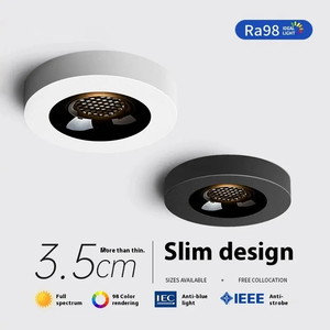 Ecolux hiện đại <span class=keywords><strong>7W</strong></span> <span class=keywords><strong>Led</strong></span> trần ánh sáng siêu mỏng vuông Spotlight bề mặt gắn downlight cho trung tâm mua sắm - Product Image 2