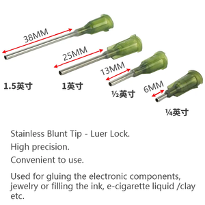 Jarum Dispensing Sekali Pakai <span class=keywords><strong>Luer</strong></span> <span class=keywords><strong>Lock</strong></span> 1 Inci, Jarum Dispensing Plastik Baja untuk Injeksi, Produsen Jarum Dispensing - Product Image 2