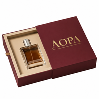 Boîte cadeau de luxe personnalisée en carton rigide pour parfum avec logo estampé à chaud or, recyclable, pour le marché américain, nouveau design