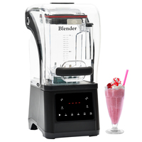 Fabriek Oem/Odm Commerciële Fruitijs Smoothie Multifunctionele Touchpad Stille Blender Met Geluidshoes