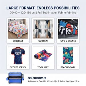 Presse à Chaud Semi-automatique Double Station Grande Taille 80x100 100x120cm pour Sublimation et Transfert Thermique sur T-shirts et Vêtements - Product Image 4