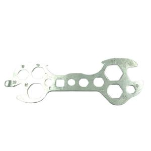 Llave de boca ancha Elephant Trunk con múltiples orificios, de placa de acero engrosada, herramienta de reparación de bicicletas para montaje y mantenimiento de bicicletas - Product Image 5