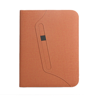 Portafolio de Cuero A4 de Alta Calidad, Carpetas de Negocios para Documentos, Carpeta de Archivos con Múltiples Bolsillos