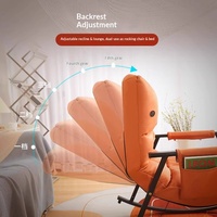 Oakes Ganzkörper-Massagesessel – Kompaktes Heimmodell mit Knetfunktion, Wärmekompresse, intelligenter Schaukelfunktion, Mehrpunkt-Tuina-Massage für ultimatives Entspannen