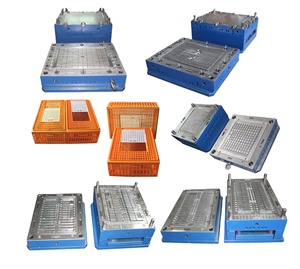 Çiftlik Hencoop bıldırcın kuş türkiye plastik kasa tavuk taşıma kafesi kanatlı taşıyıcı plastik sandık enjeksiyon kalıbı - Product Image 2