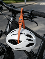 Antivol à Serrage à 3 Chiffres Réglable pour Porte-Bagages de Vélo, Casque de Moto, Bagages, Poussette, Réfrigérateur, Porte, Armoire
