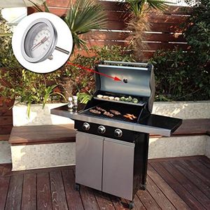 Thermomètre de four professionnel en métal durable avec affichage LCD, étanche et sans piles, pour usage domestique et en boulangerie - Product Image 4
