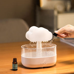 Wholesale Home Rainfall Cloud Lamp Water Diffuser Purifiers LED Night Lights Rain Fall Drop <b>Humidifier</b> for Kitchen and Bathroom - Product Image 5