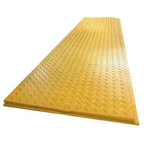Customized Temporary Road Mats Protection Durable Blue Plastic Hdpe Ground Roads Swamp Mat For Heavy Duty