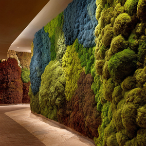 プレディメイドカスタムオフィスデコレーション3Dリアルナチュラルモスウォールアートフレーム安定化保存モスウォールパネル - Product Image 5