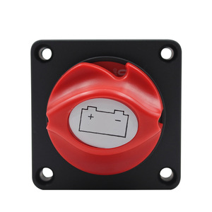 Interrupteur d'arrêt du moteur pour protection de la batterie de bateau avec bouton rotatif rouge et couvercle de sécurité - Product Image 3