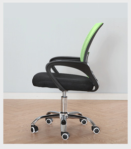 Wholesale Modern Cheap Colorful <strong>Pink</strong> Chrome Wing Back Full Mesh Computer Office <strong>Chair</strong> with Adjustable Height and Revolving Base - Product Image 2