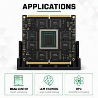 Carte PCB universelle UBB personnalisée pour usine - Carte HDI à très faible perte avec perçage arrière et nombre de couches élevé pour serveur GPU d'entraînement IA