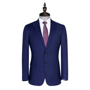 Chaqueta clásica de alta calidad para hombre, traje de chaqueta de negocios, ajustada, para boda, hecho en China