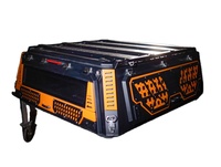 MJXF Auvent de camionnette en alliage d'aluminium robuste, double cabine, accessoires 4x4 robustes, adapté aux Silverado D-Max Ram 1500