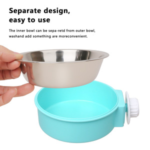 Comedero y Bebedero para Mascotas de Acero Inoxidable, Tazón Colgante para Perros, Contenedor de Agua y Comida - Product Image 5