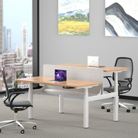 Table de bureau élévatrice verticale électrique Cadre réglable Hauteur Table de bureau verticale Ergonomique Contrôle de la mémoire Cadre de bureau