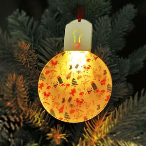 Porte-clés en acrylique personnalisé avec lumière LED par sublimation - Product Image 1