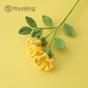 Cành hoa lingxiao có sự ngưỡng mộ uy nghi của ngôn ngữ hoa Ngày nhà giáo ngày của mẹ để gửi người lớn tuổi sợi - Product Image 4