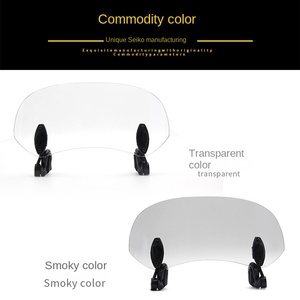 Nuovo Deflettore Parabrezza Moto LJZ PC con Estensione Spoiler Clip-On per <span class=keywords><strong>KAWASAKI</strong></span>/Yamaha/-Retrofit/Upgrade - Product Image 4