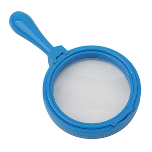 라렉스 휴대용 소형 다채로운 경량 4.5배율 핸드헬드 <span class=keywords><strong>100mm</strong></span> 렌즈 어린이 장난감 플라스틱 확대경 유아 학습 탐구용 - Product Image 1