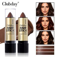 Bâton de coloration capillaire naturelle professionnelle Clubday pour cheveux, pour couvrir les cheveux blancs, facile à nettoyer